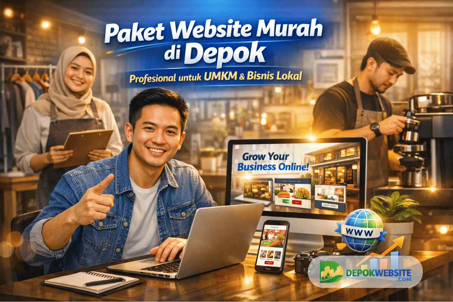 Paket Website UMKM Murah di Depok Profesional